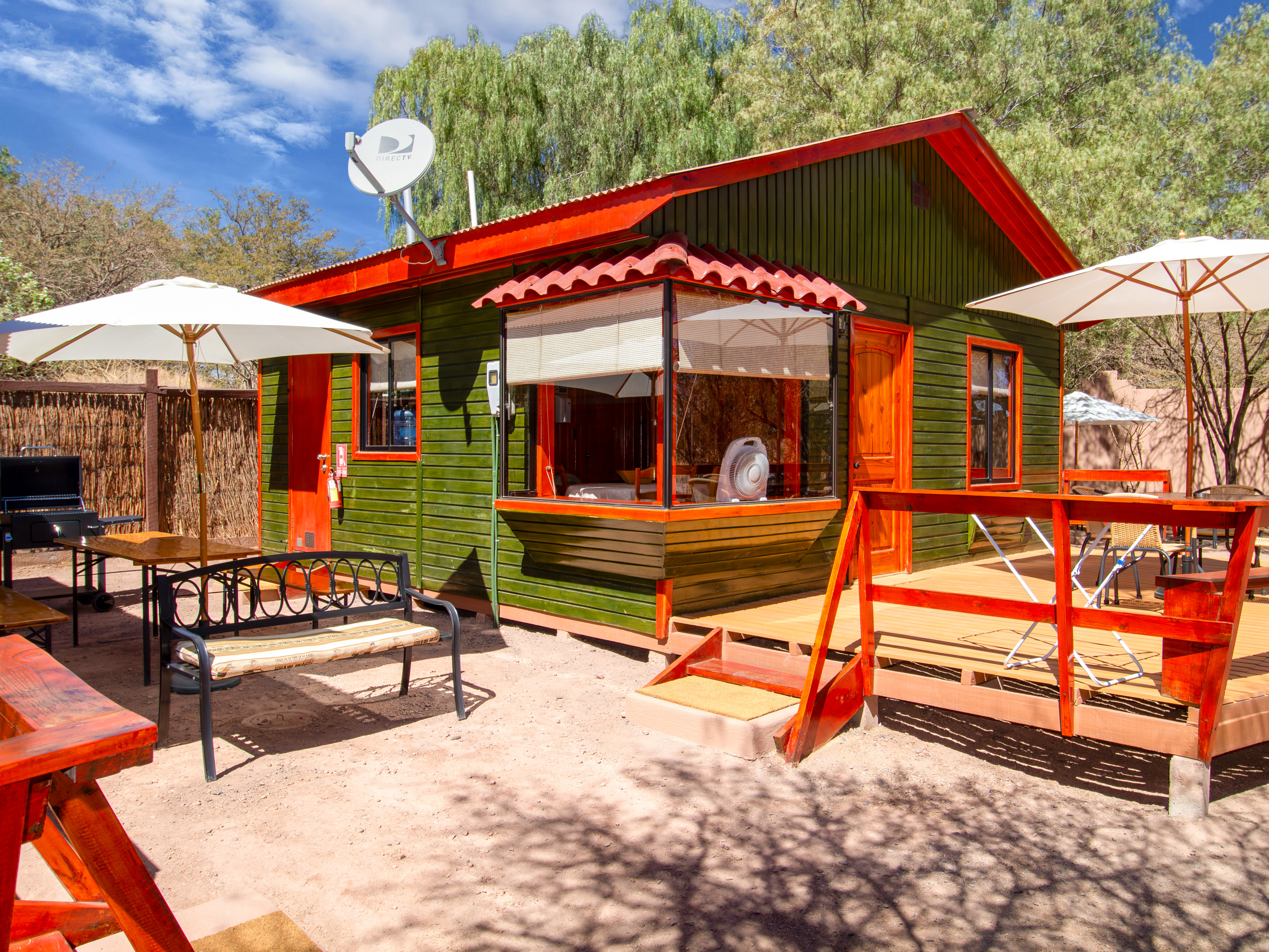 ■ Bungalow Elite, 2 dormitorios, terraza, vista al jardín